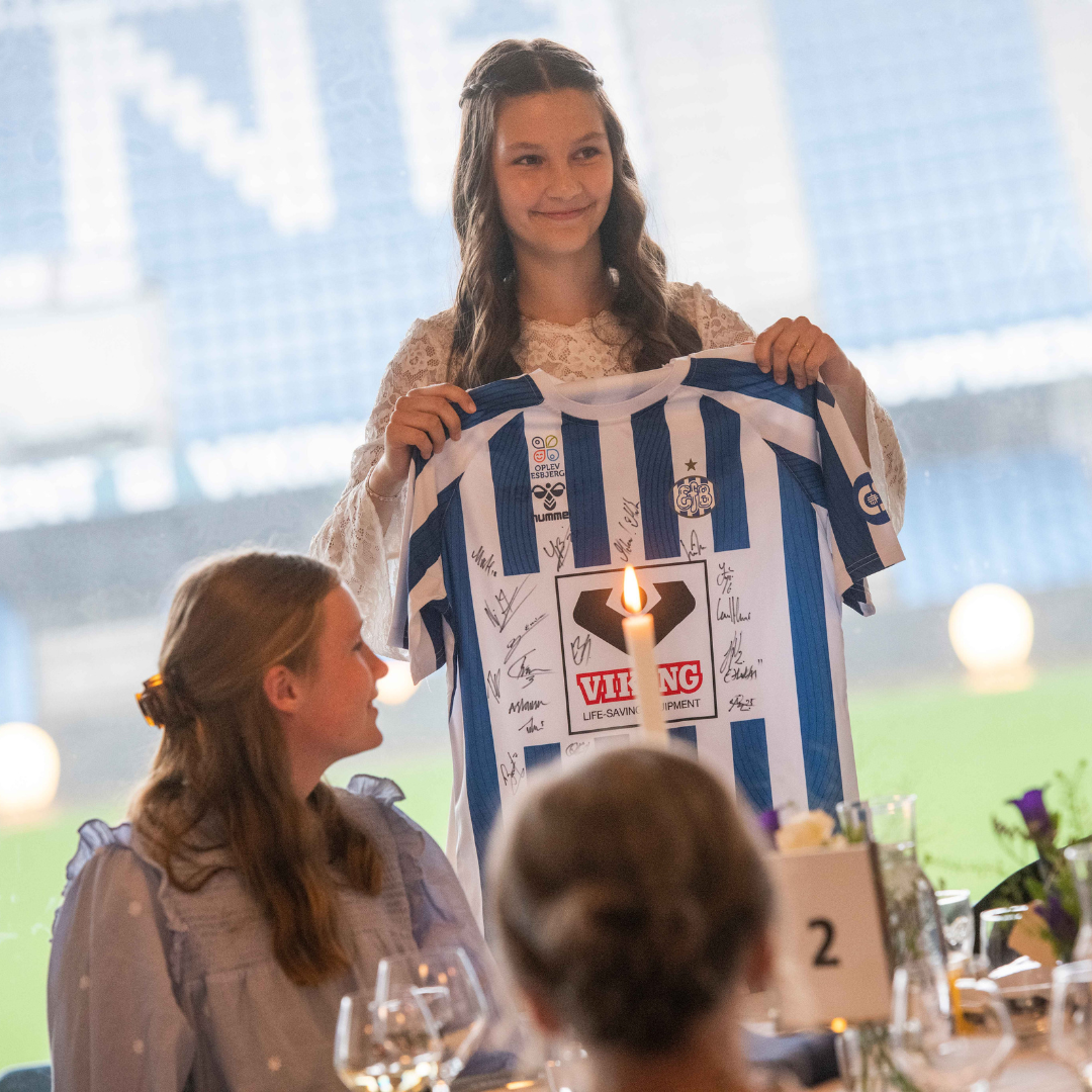 Konfirmation på Blue Water Arena.