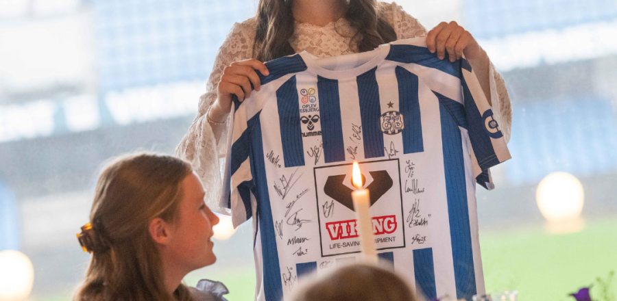 Konfirmation på Blue Water Arena i Esbjerg