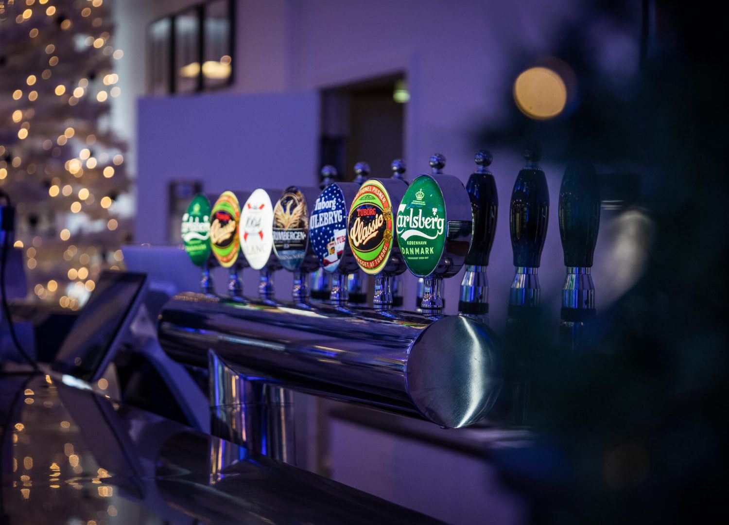 Til Den Store Julefrokost er der et bredt udvalg af drikkevarer.