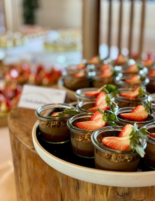 Chokolademousse i små portionsglas