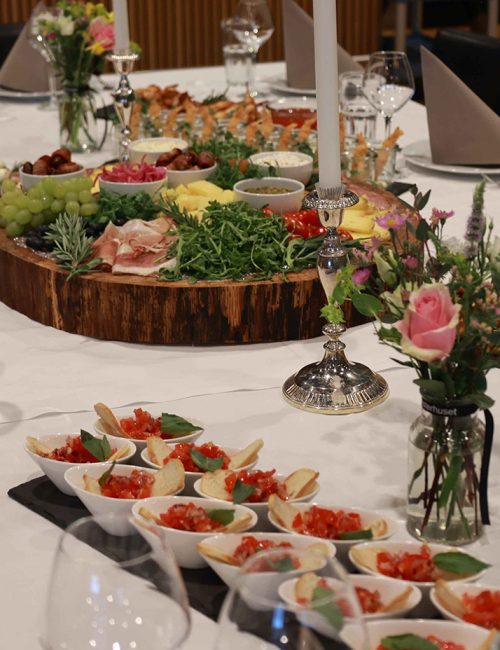 Opdækning til tapas event i Esbjerg